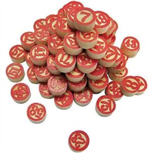 Numeri in legno per tombola
